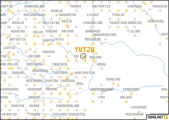 map of Yü-tzu