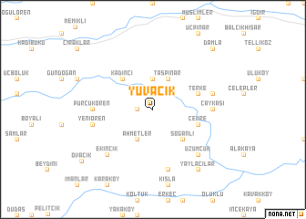 map of Yuvacık