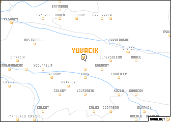 map of Yuvacık