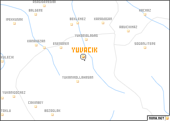 map of Yuvacık