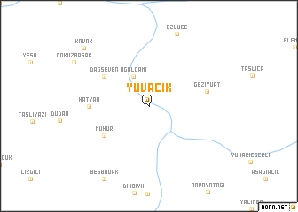 map of Yuvacık