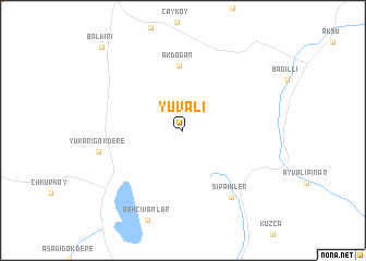 map of Yuvalı