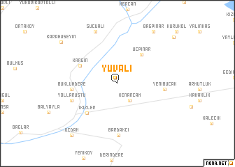 map of Yuvalı