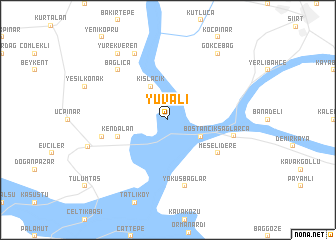 map of Yuvalı