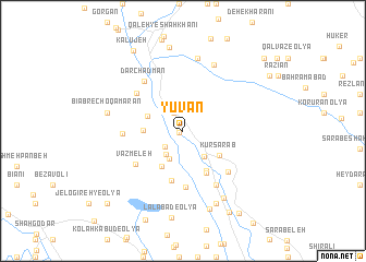 map of Yūvān