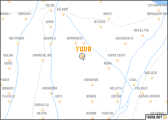 map of Yuva