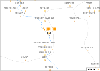 map of Yuvino