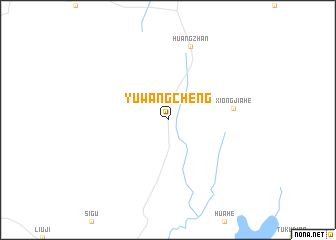 map of Yuwangcheng