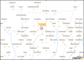 map of Yuwa