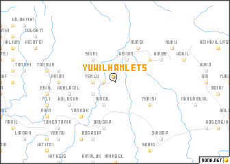 map of Yuwil Hamlets