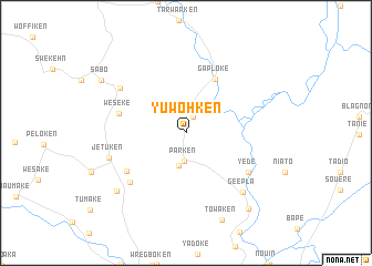 map of Yuwohken