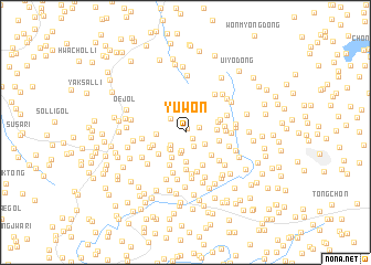 map of Yuwŏn