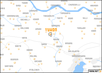 map of Yuwŏn