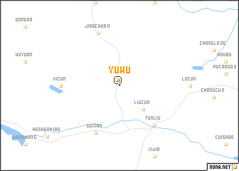 map of Yuwu