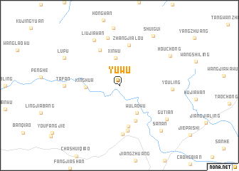 map of Yuwu