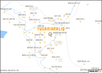 map of Yuxarı Aralıq