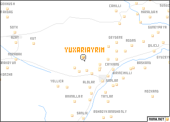 map of Yuxarı Ayrım