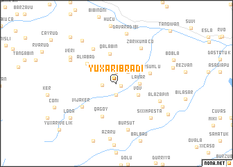 map of Yuxarı Bradi