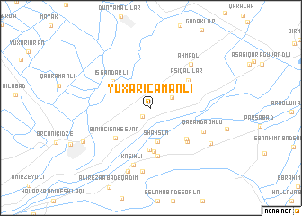 map of Yuxarı Çǝmǝnli