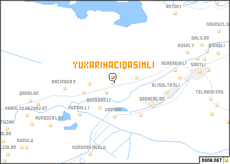 map of Yuxarı Hacıqasımlı