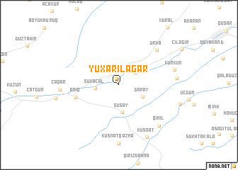 map of Yuxarı Lǝgǝr