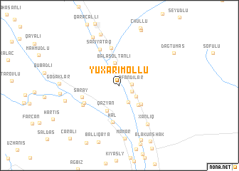 map of Yuxarı Mollu