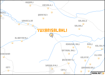map of Yuxarı Salahlı