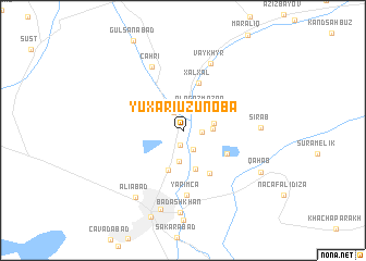 map of Yuxarı Uzunoba
