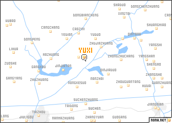 map of Yuxi