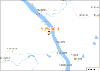 map of Yuyangxi