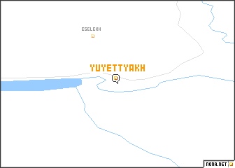 map of Yuyettyakh