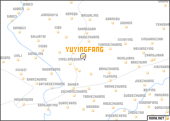map of Yuyingfang