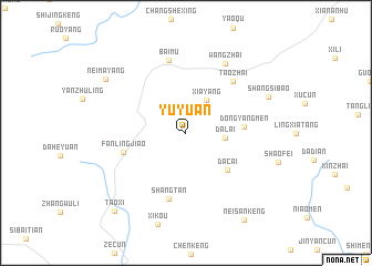 map of Yuyuan