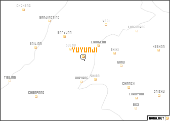 map of Yuyunji