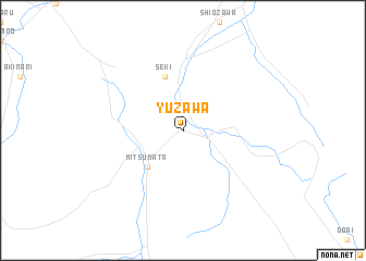 map of Yuzawa