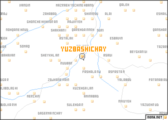 map of Yūzbāshī Chāy