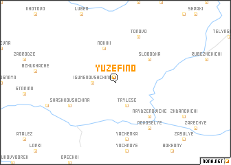 map of Yuzefino