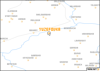 map of Yuzefovka