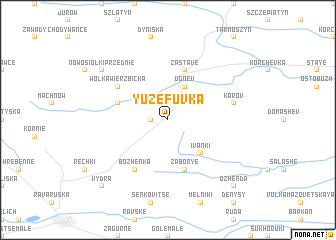 map of Yuzefuvka