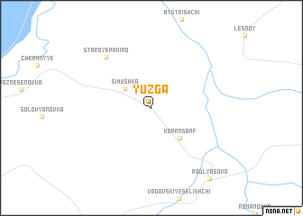 map of Yuzga