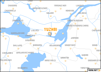 map of Yuzhai