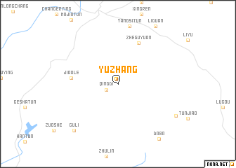 map of Yuzhang