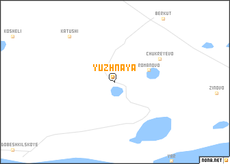 map of Yuzhnaya