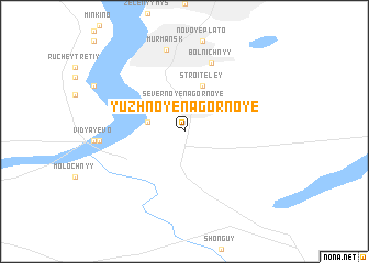 map of Yuzhnoye Nagornoye