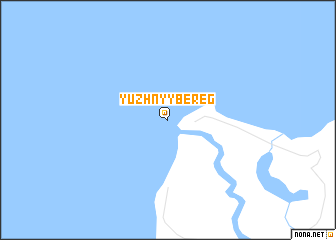 map of Yuzhnyy Bereg