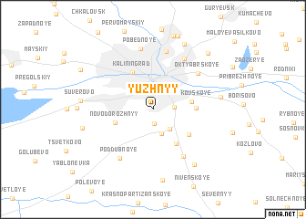 map of Yuzhnyy