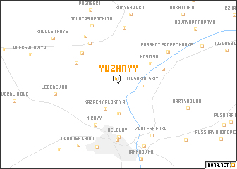 map of Yuzhnyy