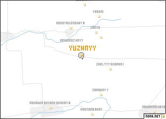 map of Yuzhnyy