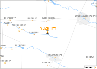 map of Yuzhnyy