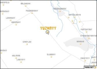 map of Yuzhnyy